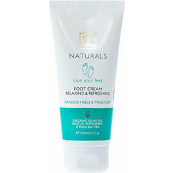 Bioselect Naturals Relaxing & Refreshing Κρέμα για Κουρασμένα Πόδια 100ml