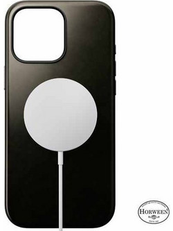 NOMAD θήκη δερμάτινη RUGGED MODERN Horween MagSafe LIMITED EDT για Apple iPhone 16 Pro Max 6.9 2024 - ΠΡΑΣΙΝΟ Chrome - NM01687085