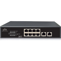 Uniview NSW2010-10T-PoE-IN Unmanaged L2 Switch με 8 Θύρες Ethernet 100Mbps και 2 SFP Θύρες