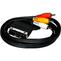 Scart Cable to RCA 1.5m χωρίς διακόπτη