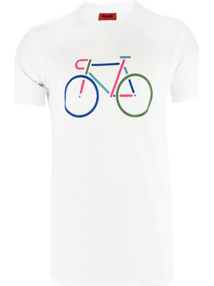 Μπλούζα John Frank JFTLW04 Bike John Frank Λευκό