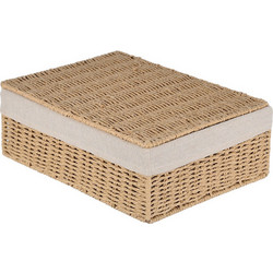 Estia ESTIA ΚΟΥΤΙ ΑΠΟΘΗΚΕΥΣΗΣ & ΟΡΓΑΝΩΣΗΣ BOTANICA 36x27x13cm ΜΕ ΕΣΩΤΕΡΙΚΗ ΕΠΕΝΔΥΣΗ & ΚΑΠΑΚΙ