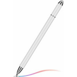 Έξυπνο Active Stylus Μαγνητική Ψηφιακή Γραφίδα - Στυλό 3 σε 1 για Κινητά, iPad, Tablet ,Ταμπλέτες Αφής & Γραφίδες Λευκό