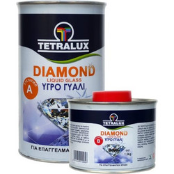 Tetralux Diamond Liquid Glass Ρητίνη Υγρού Γυαλιού 2 Συστατικών 1.5kg