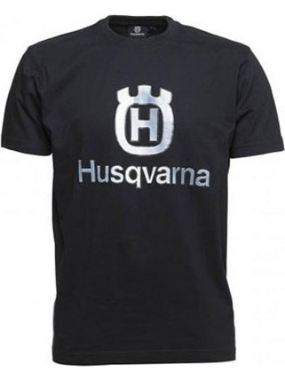 Μπλουζάκι T-SHIRT ΜΕ ΜΕΓΑΛΟ ΛΟΓΟΤΥΠΟ HUSQVARNA ΜΠΛΕ