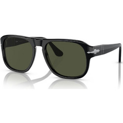 Persol PO3310S 95/31 Γυαλιά Ηλίου Aviator Κοκάλινα Μαύρα με Μαύρο Polarized Φακό