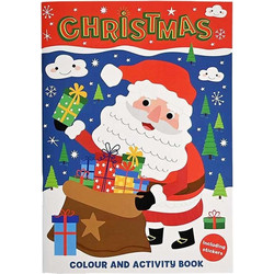 Christmas Colouring Book - Χριστουγεννιάτικο Βιβλίο Ζωγραφικής με Δραστηριότητες & Αυτοκόλλητα