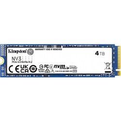 Kingston NV3 SSD 4TB M.2 NVMe PCI Express 4.0