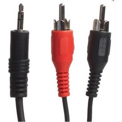 Sinox CTA6002B Audio Cable 3.5mm male-2x RCA male 1.2m