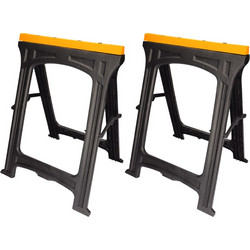 Καβαλέτα εργασίας πλαστικά 2τμχ 340kg BORMANN PRO BHT8010 075257