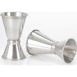 Μεταλλική μεζούρα ποτών 30-50ml
