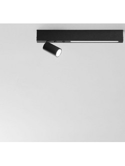 Luce Μονό Σποτ σε Μαύρο Χρώμα LED-ORIENTED-AP-NER 8031414922086