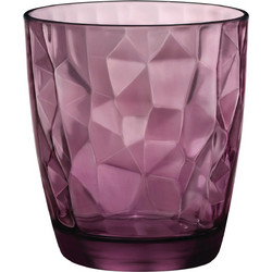 Bormioli Rocco Ποτήρι Νερού Γυάλινο Rock Purple 305ml 00.10174