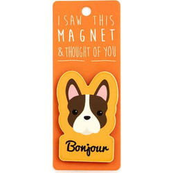 Μαγνήτης Stands Out Bonjour Dog