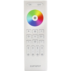 EuroSpot RF 2.4GHz 4Ζωνο Λευκό Τηλεχειριστήριο RGB+CCT Ταινίας-Led 6025