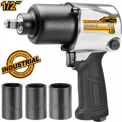 INGCO AIW12562 Αερόκλειδο 1/2" - 610 Nm