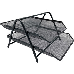METRON ΔΙΣΚΟΣ ΓΡΑΦΕΙΟΥ ΔΙΠΛΟΣ ΜΕΤΑΛΛΙΚΟΣ 29.5x35.5x20.5cm ΜΑΥΡΟ