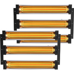VEVOR Infrarot-Heiz-Spruhkabinenlampe zum Lackieren, 2 σετ, 3000 W