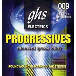 GHS PRCL Progressives Σετ 6 Χορδές Ηλεκτρικής Κιθάρας 9-46" Custom Light Tension