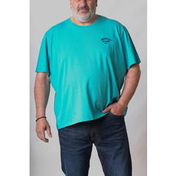 T-SHRT K/M WRANGLER ΜΟΝΟΧΡΩΜΟ ΜΕ ΛΑΙΜΟΚΟΨΗ KAI KENTHMA TO BRAND. - ΑΝΘΡΑΚΙ