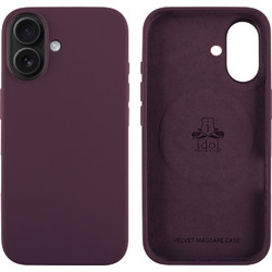Idol 1991 Velvet MagSafe TPU Camera Guard Plum (iPhone 16 Pro)