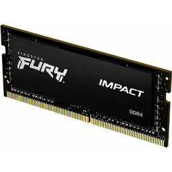 Kingston Fury Impact 16GB (1X16GB) DDR4 RAM 3200MHz C20 SoDimm Black
