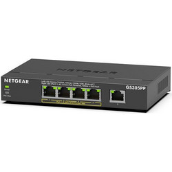 Netgear GS305PP Unmanaged L2 Switch με 4 Θύρες Ethernet 1Gbps