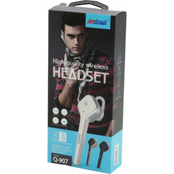 Andowl Q-907 Ακουστικό Bluetooth In Ear White