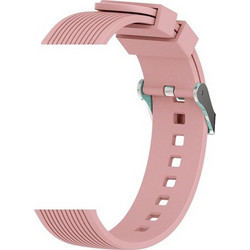 Devia Universal Λουράκι TPU Σιλικόνης για Ρολόι Smartwatch 20mm - Ροζ