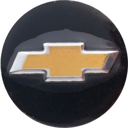 Aυτοκόλλητο - logo για κέλυφος κλειδιού CHEVROLET 13,5 mm αλουμινένιο
