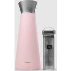 Μπουκάλι καράφα θερμός (1000ml) Qwetch Ροζ