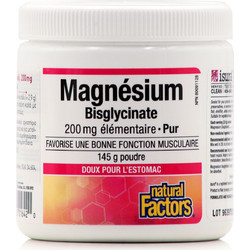 Natural Factors Magnesium Bisglycinate 200mg 145gr