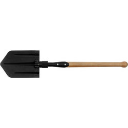MFH NVA Folding Shovel w/ Wooden Handle