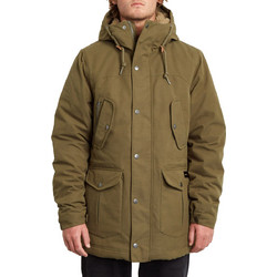 Volcom Starget 5K Ανδρικό Μπουφάν Χειμωνιάτικο Παρκά Χακί A1732012