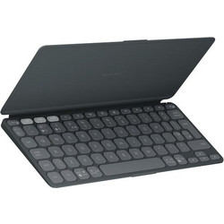 Logitech Keys To Go 2 Ασύρματο Bluetooth Πληκτρολόγιο για Tablet Αγγλικό US Graphite