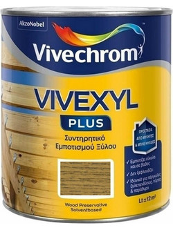 Vivechrom Vivexyl Plus 503 Συντηρητικό Εμποτισμού Ξύλου Έτοιμο προς Χρήση Ματ Καρυδιά Ανοιχτή 0.75lt
