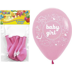 Μπαλόνια 12'' 6τμχ It's a Girl ToyMarkt 71-1246
