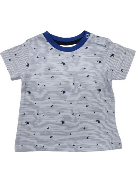T-shirt Μπλουζάκι Baby Boy Dolphin Venere Grey Blue 8010656