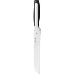 Brabantia Μαχαιρι Ψωμιου Ανοξειδωτο 34.5cm Με Μαυρη Λαβη Profi Line
