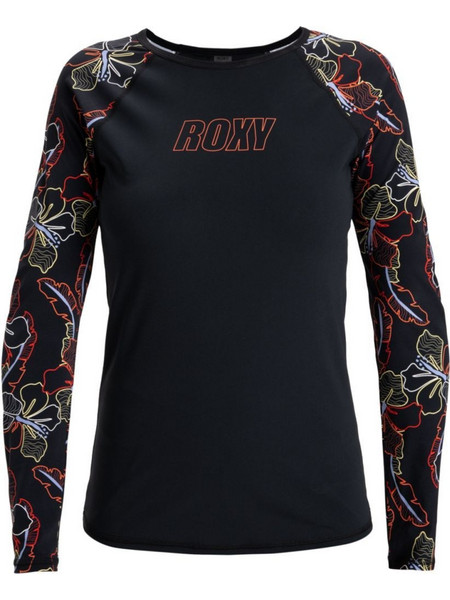 ΑΝΤΗΛΙΑΚΗ ΜΠΛΟΥΖΑ ROXY ACTIVE LS UPF 50 SURF T-SHIRT ΑΝΘΡΑΚΙ