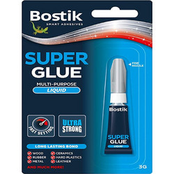 Κόλλα στιγμής 3gr κυανοακρυλική super glu liquid διάφανη μικρού μεγέθους