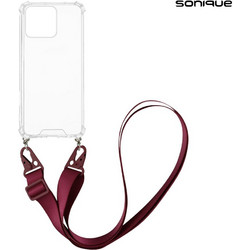 Sonique Armor Θήκη (Honor X8b) με Strap Μπορντό