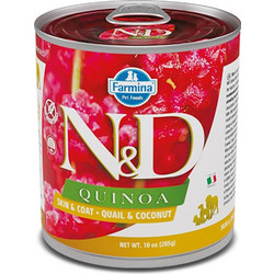 Farmina N&D Adult Quinoa Grain Free Skin & Coat Quail 285gr
