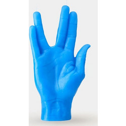 Κερί CandleHand LLAP Blue παραφίνη 22 x 13 x 5 cm