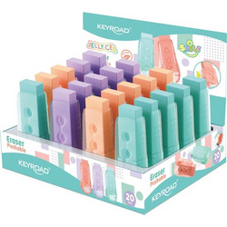 Γόμα σε Πλαστική Θήκη Keyroad Smile Jelly Gel