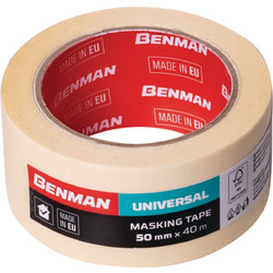 Benman Χαρτοταινία 50mm x 40m 1τμχ Universal Masking Tape 35228