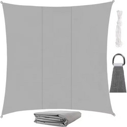 Τετράγωνο Πανί Σκίασης Γκρι 3.6x3.6m SUN SAIL SQUARE Gardlov - Αδιάβροχο