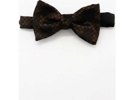 HUGO ΠΑΠΙΓΙΟΝ BOW TIE DRESSY ΜΠΡΟΝΖΕ-ΜΑΥΡΟ