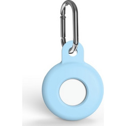 Θήκη σιλικόνης για AirTag Shockproof με γάντζο ασφαλείας Baby Blue