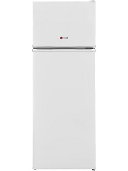Vox Electronics KG 2550 Δίπορτο Ψυγείο 213lt Υ144xΠ54xΒ57cm Λευκό